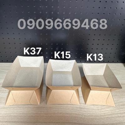 Khay Giấy Thực Phẩm Kraft 3